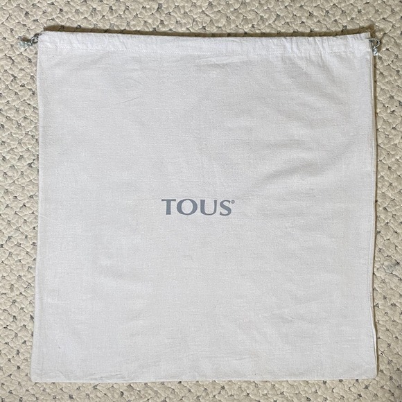 TOUS Large Tote Bear Duffle Messenger Dust Bag XL Signature Sleeper 21" 20.5" - Picture 1 of 5